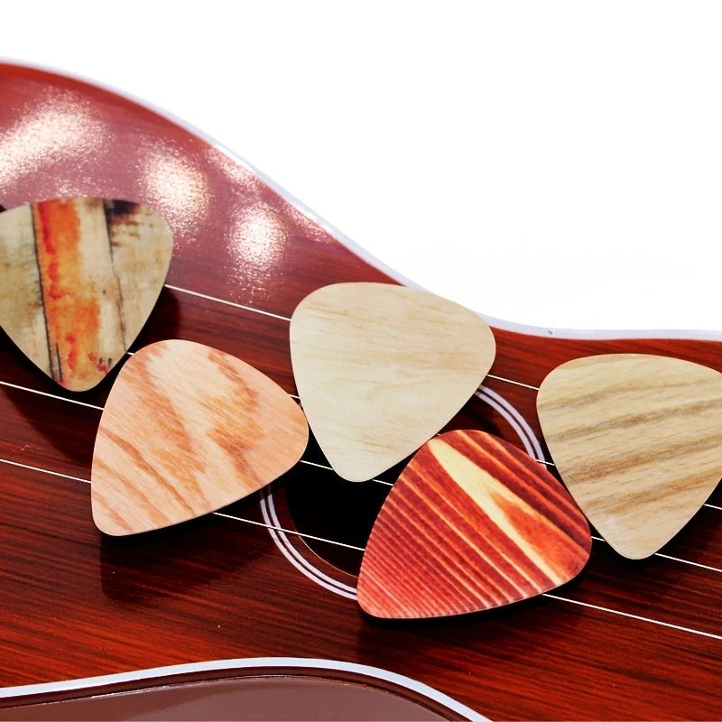 0.46/0.71/1.0mm 50pcs guitar paddle Acoustic guitar Picks ukulele Musical instrument accessories cartoon style pick with box