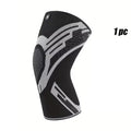 1 Pcs Compression Knee Support Sleeve Elastic Breathable Knee Pads Brace Springs Gym Sports Protector Basketball Volleyball Run