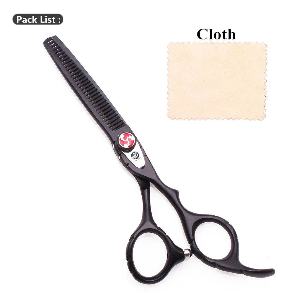 Purple Dragon Hair Scissors Professional 6" Japan Stainless Hair Cutting Scissors Barber Shop Hairdressing Thinning Shears Z1019