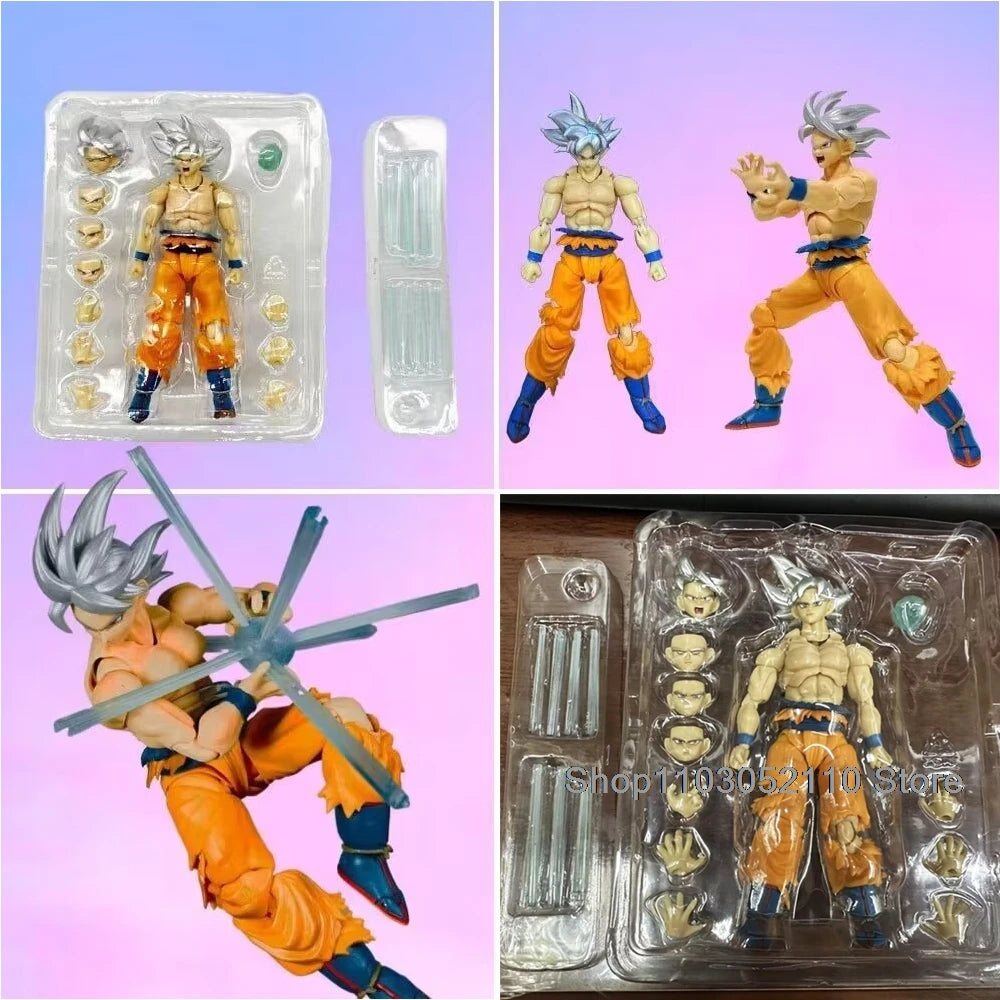 Dragon Ball Z Son Gokul Action Figure SHFiguarts Anime War Damage Super Saiyan Collection Model Birthday Gifts
