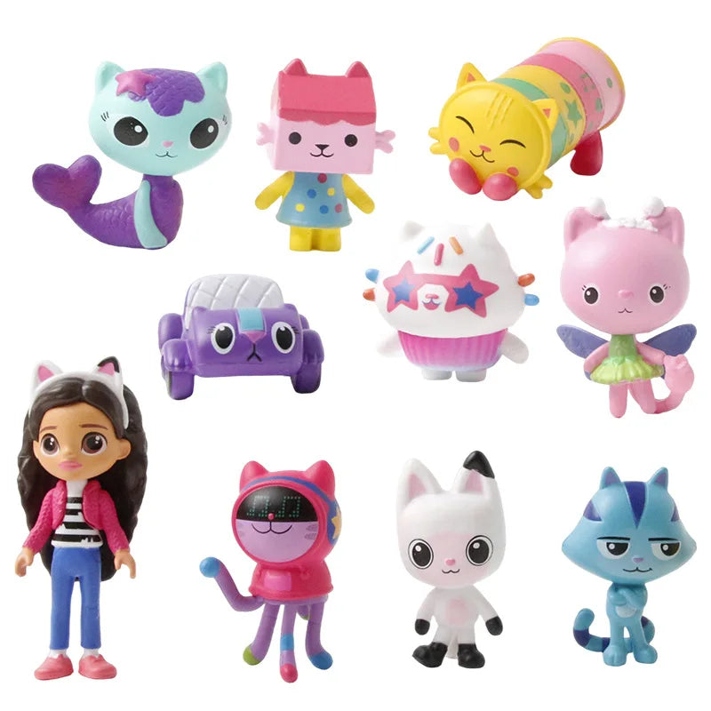 Gabby's Dollhouse Action Figure Toys Cute Doll Collection Cartoon Model
