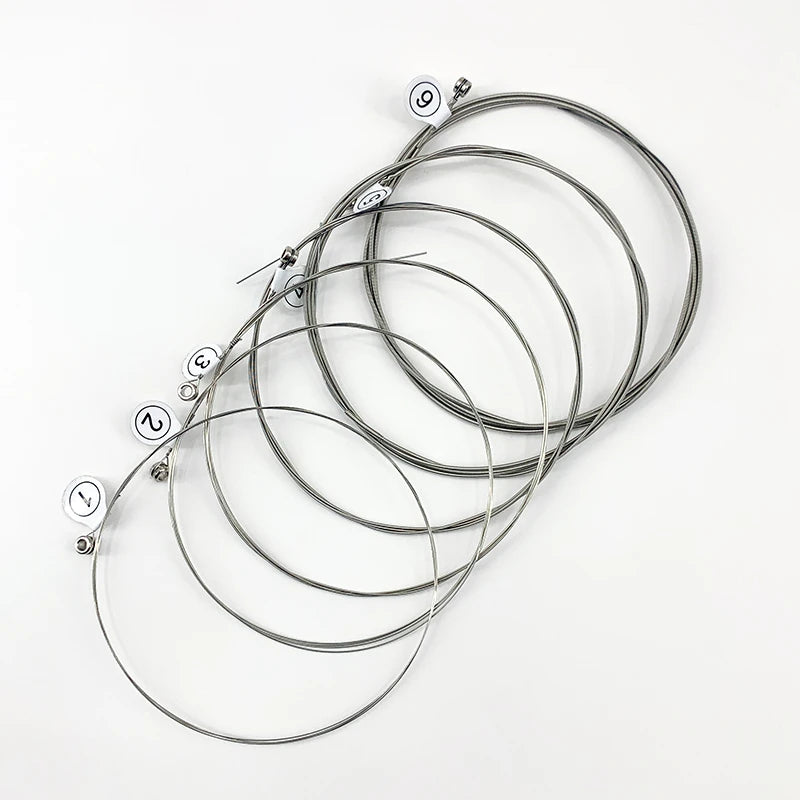 MOGE Hexagonal Carbon Steel Electric Guitar Strings Nickel Alloy Super Light Tension Accessories