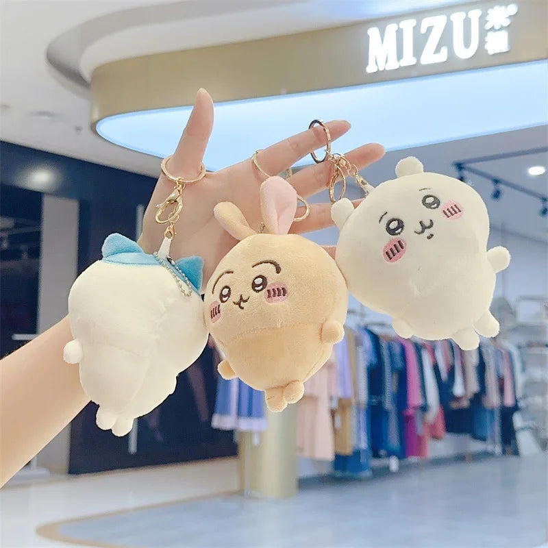 Jhikwas Usaqiji Ikawachi Small Eight Pendant Cartoon Cute Doll Key Chain Backpack Pendant