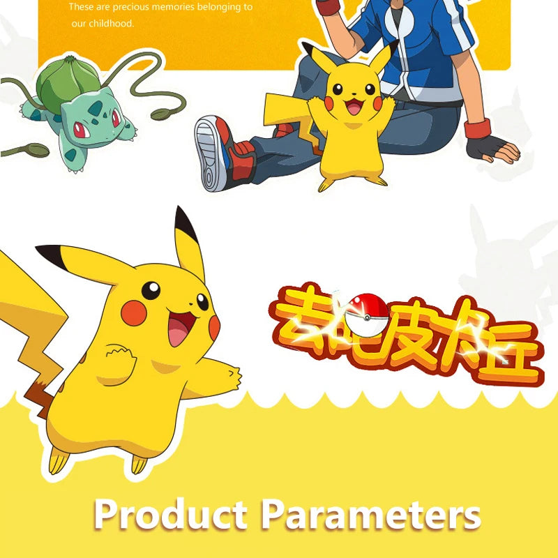 Funny Pokemon Transformation Cartoon Model Pokeball Pikachu Toys Scalable Anime Figure Dolls Model Ornaments Kids Birthday Toys