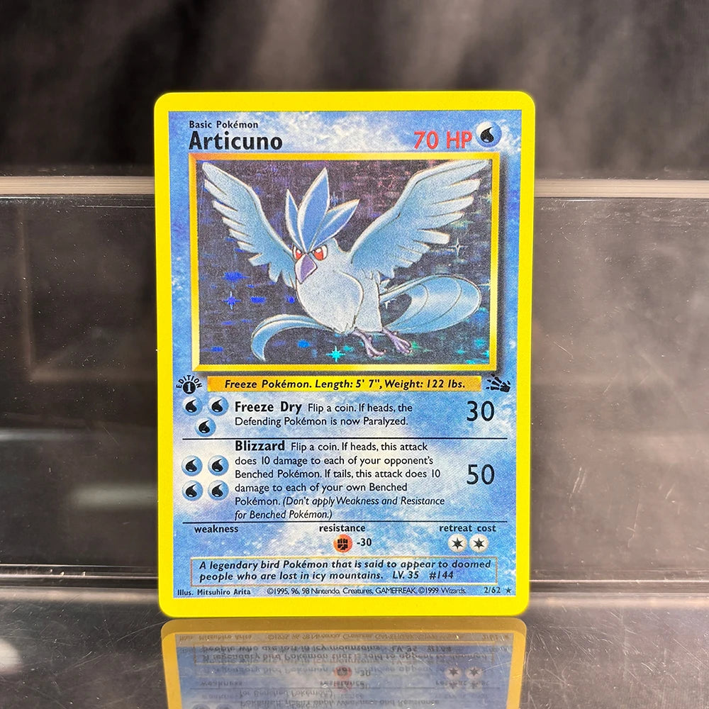 Holographic PKM Single Cards Charizard EX Pikachu 1st Edition Neo Mewtwo PTCG Proxy Cards Collection Battle Cards Toys Gifts