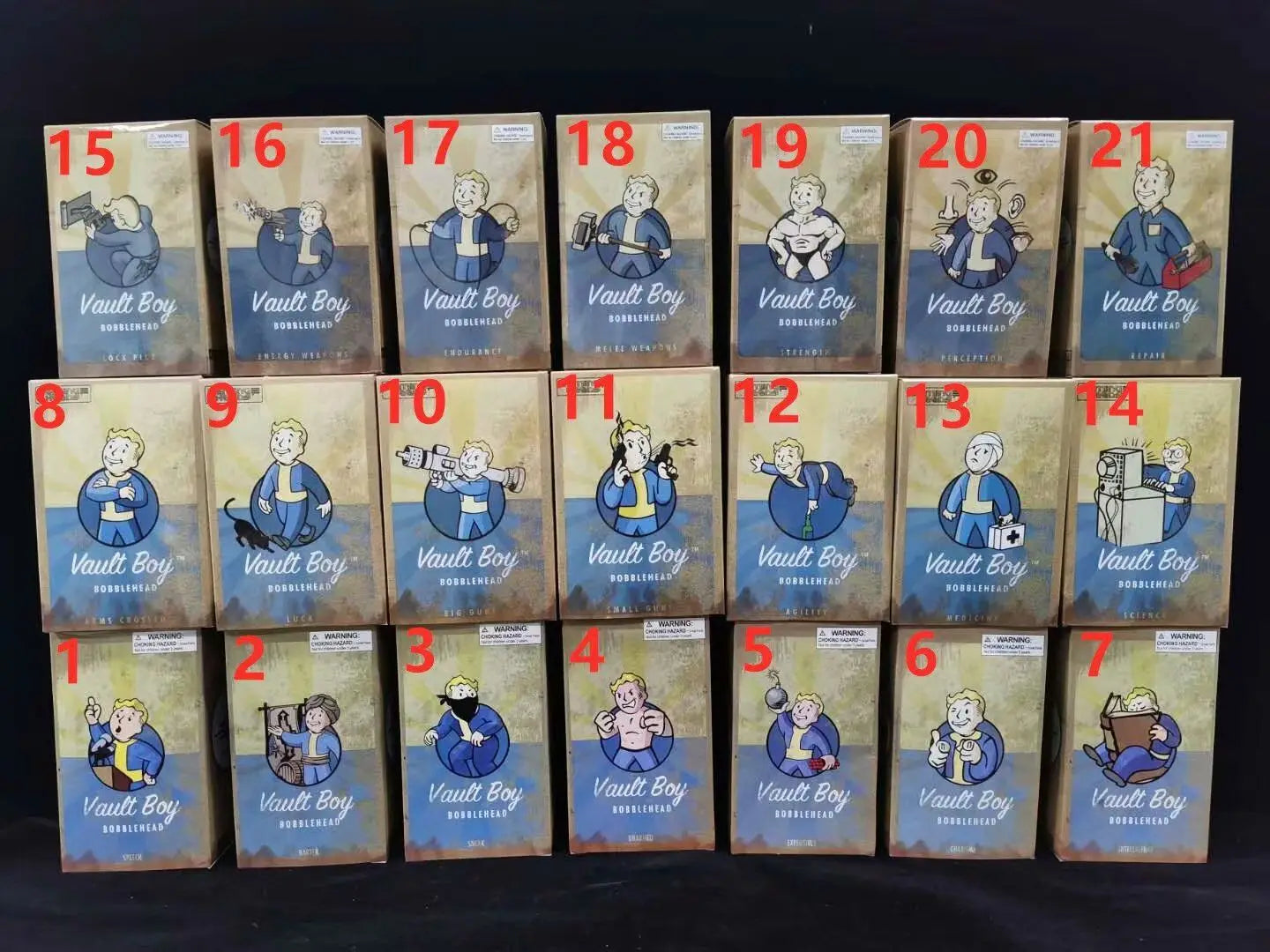 Hot Vault Boy Generation 7 Shaking Anime Action Figure Statue Model Room Ornament Toys Collectible Childrens Surprise Xmas Gifts