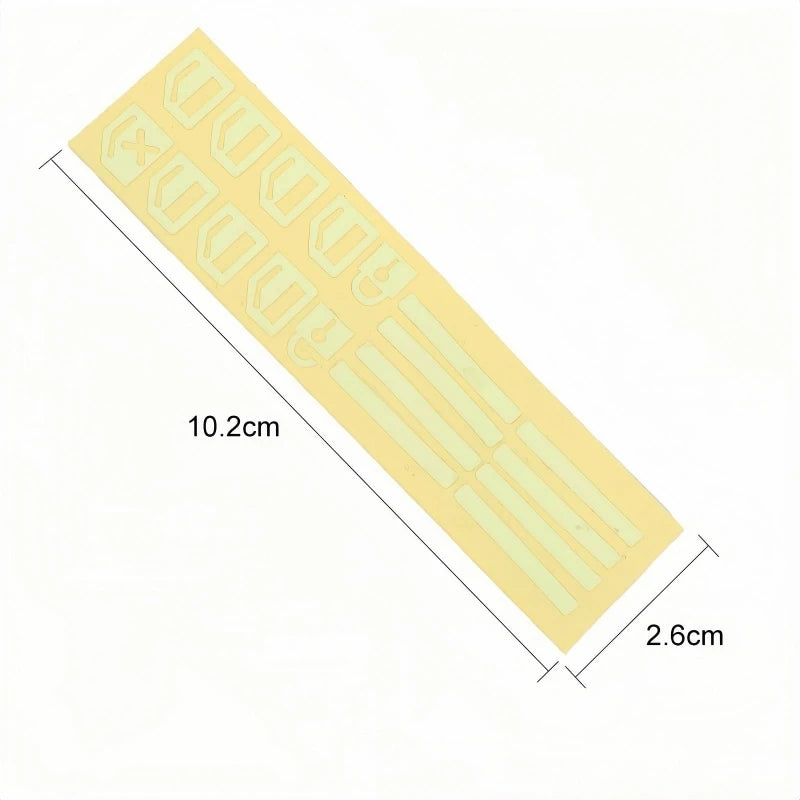 18Pcs/set Car Function Button Switch Button Fluorescent Stickers Waterproof Wear-resistant Car Interior Decoration Stickers