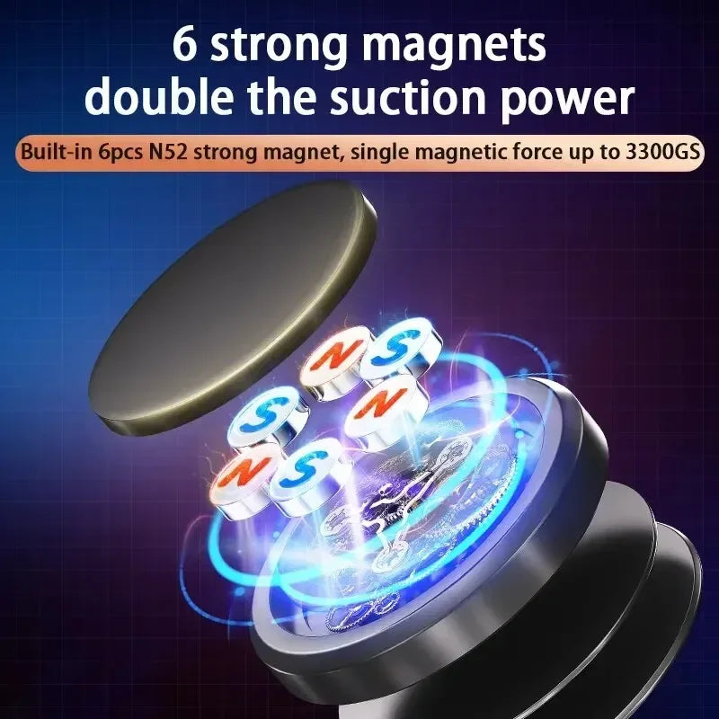 Magnetic Car Phone Holder Mount Without Gravity Mobile Cell GPS Magnet Suction Support In Car Bracket for iPhone Samsung Stand