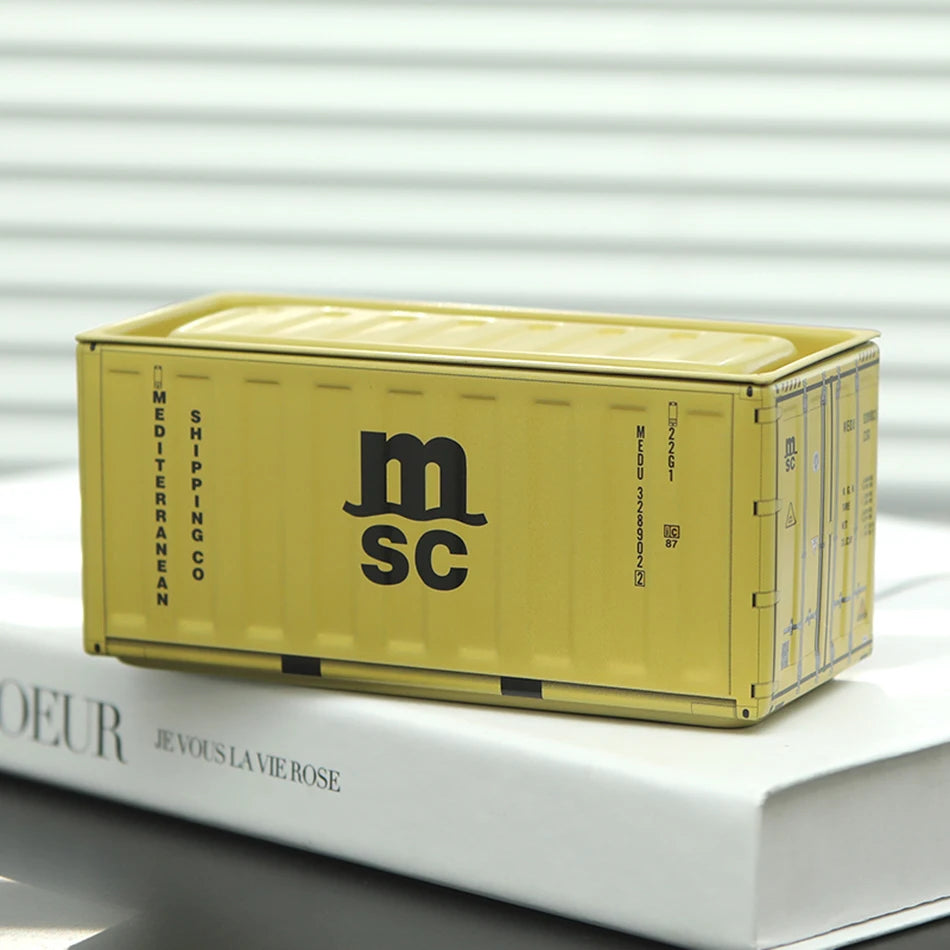 Miniature Storage Display Box Desktop Mini Container Model Mini Iron Storage Box Creative Decoration Collect Small Items Gifts