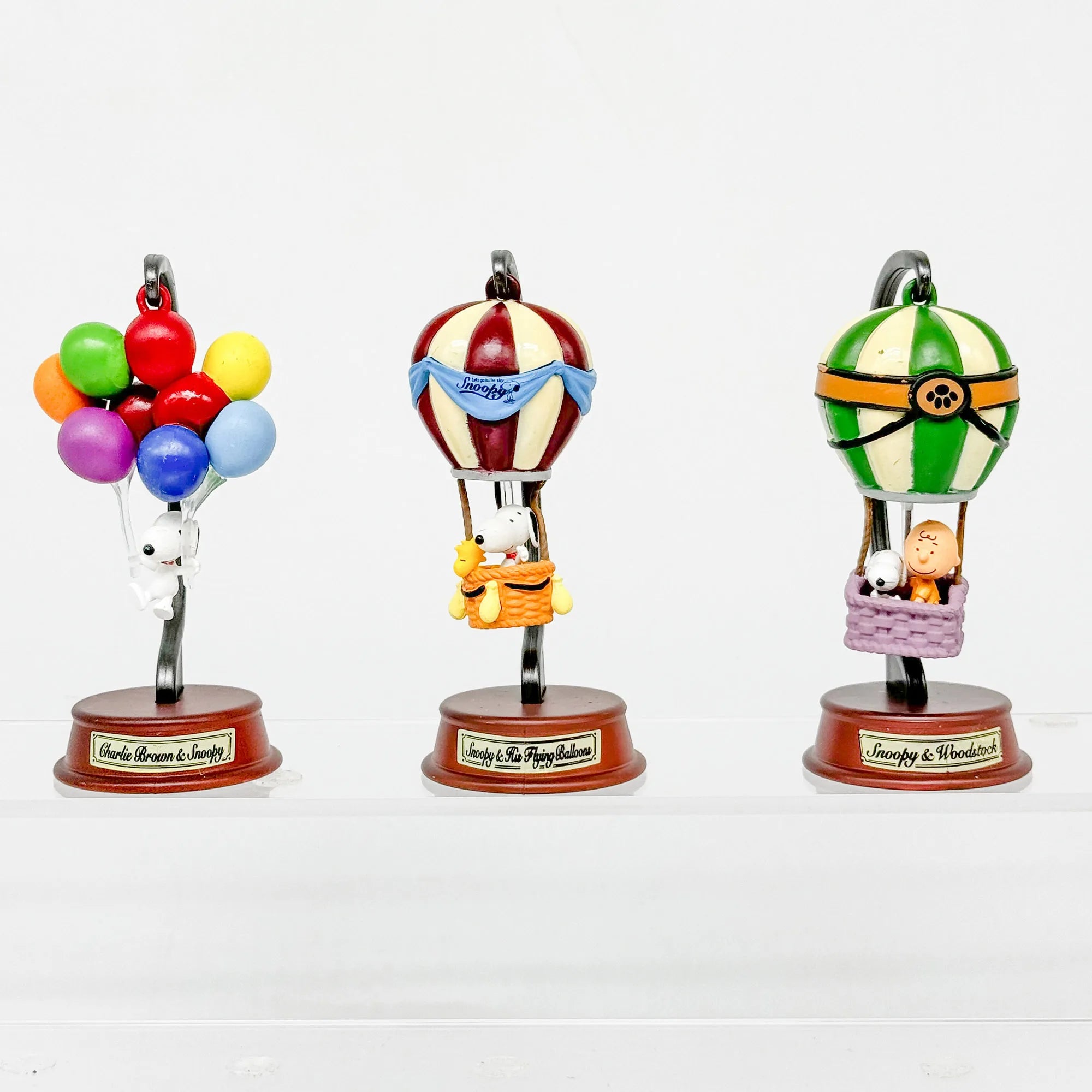 Anime Snoopy Action Figures Hot Air Balloon Blind Box Toy Model Collection Desktop Ornament Children's Birthday Gifts