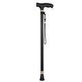 Non-slip Walking Sticks For The Elderly Retractable Aluminum Alloy Multifunctional Cane With Led Light Old Men Crutch