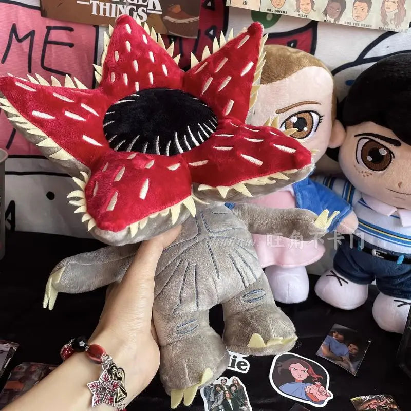 //"Devil Eating Human Flower" cartoon game character plush toy, cute little devil stuffed doll, children's gift