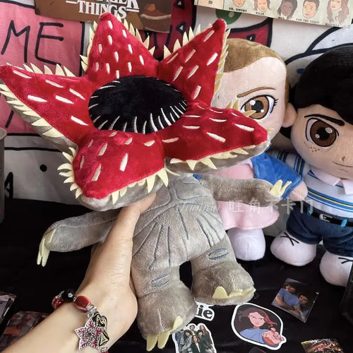 //"Devil Eating Human Flower" cartoon game character plush toy, cute little devil stuffed doll, children's gift