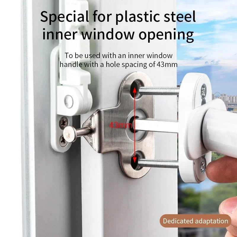 Window Support Wind Hook Latches Adjustable Limiter Latch Wind Brace Stay Position Stopper Casement Blocking Lock Protector