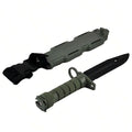 M9 Model Tactical Rubber Knife CS Game Training Outdoor Multi Tool Plastic Bayonet Army Fan Collect Gift Toy