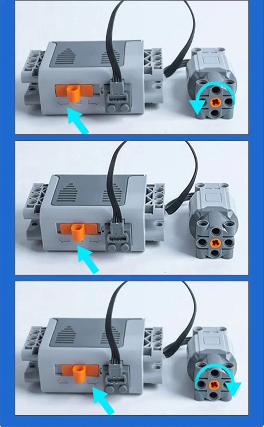 [Motor+Battery Box] 9686 Technology Building Block Set Gear Transmission Principle Model Children's Puzzle Toy Building Blocks