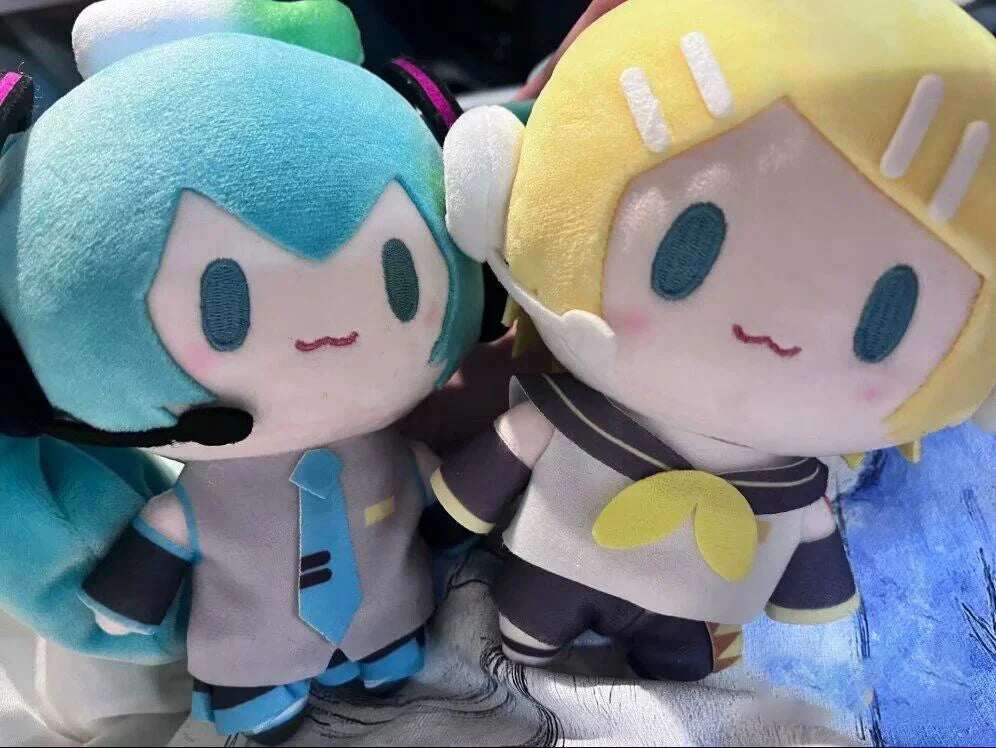 15cm Hatsune Miku Plush Stuffed Toy Kagamine Len Rin Kawaii Figure Plush Doll Collection Model Ornament Toys For Kid Gifts