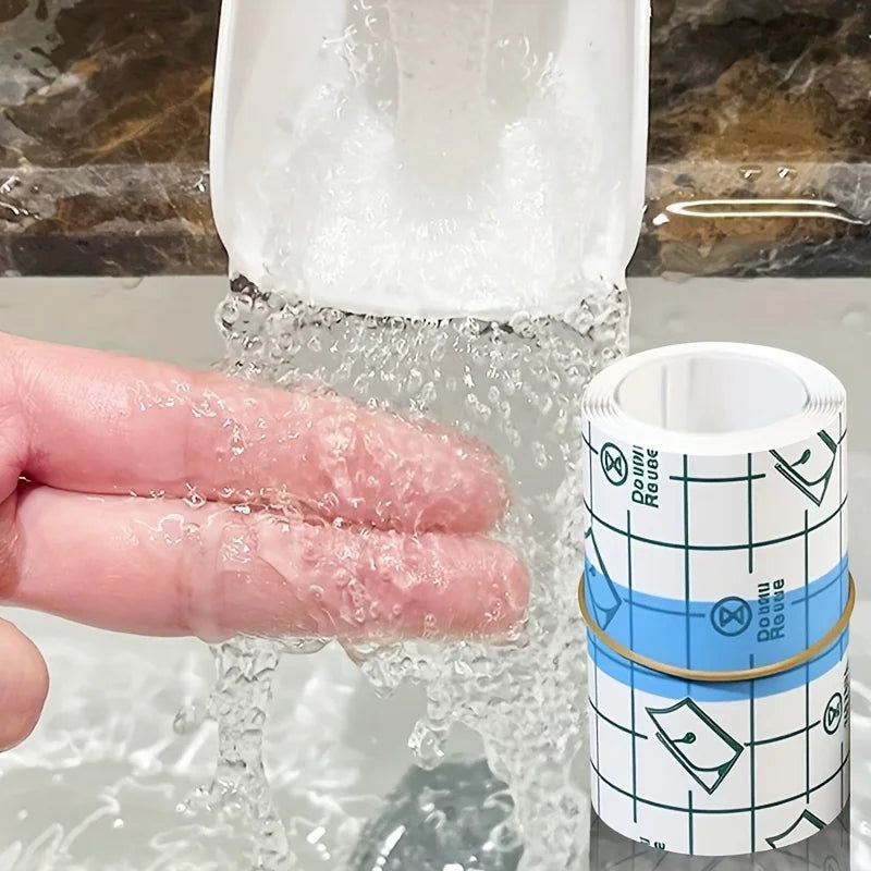 1 Roll Transparent Self-Adhesive Tape, PU Material Bandage Portable Finger Protector, Anti-Friction Sticker for Bathing