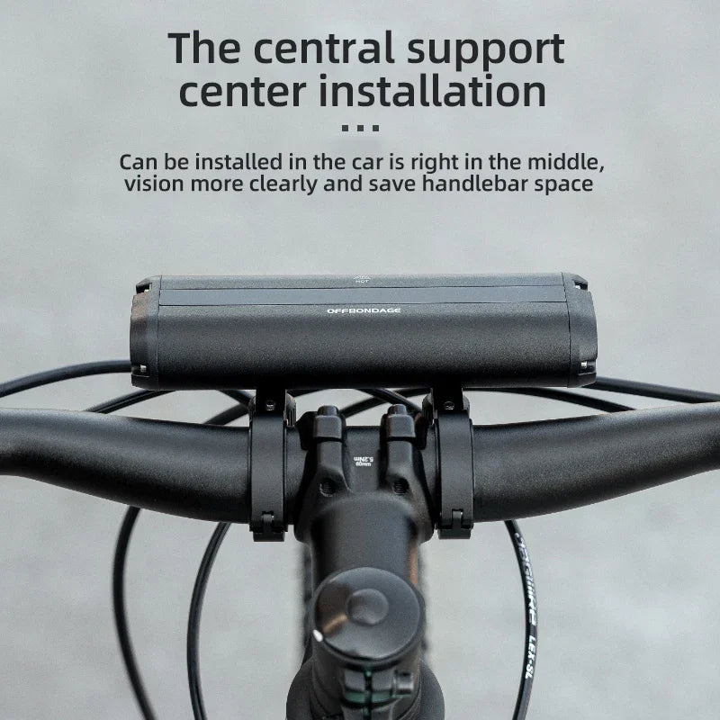 OFFBONDAGE Bicycle Light Front  Bike Light Waterproof Flashlight USB Charging MTB Road Cycling Lamp Accessories