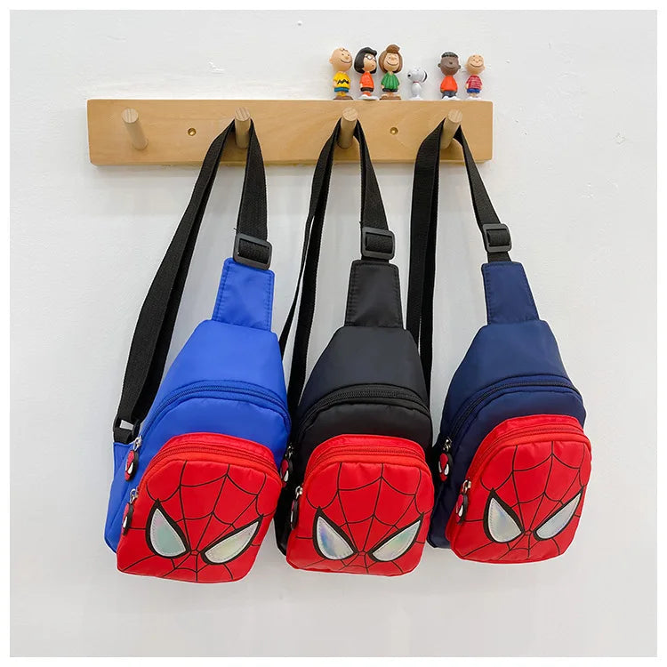 Marvel New Children's Shoulder Backpack Spiderman Pattern Large Capacity Bag Casual Student Boys Girls Bag