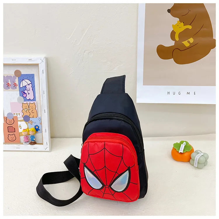 Marvel New Children's Shoulder Backpack Spiderman Pattern Large Capacity Bag Casual Student Boys Girls Bag