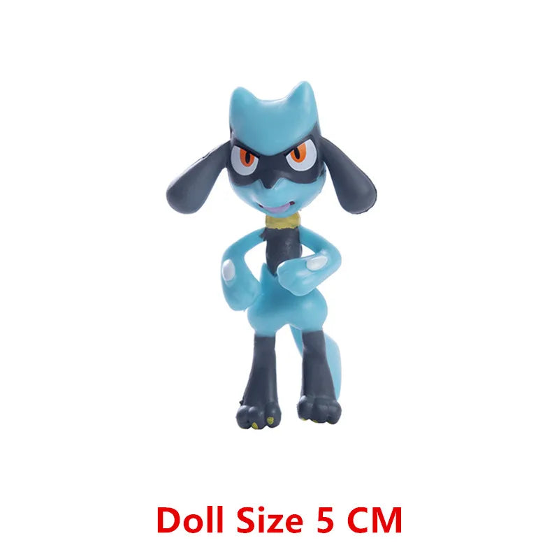 Pokemon Anime Figure Pikachu Eevee Charizard Mewtwo Cartoons Figure Collection Model Pocket Monster Action Toys Birthday Gift