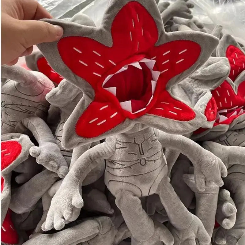 //"Devil Eating Human Flower" cartoon game character plush toy, cute little devil stuffed doll, children's gift