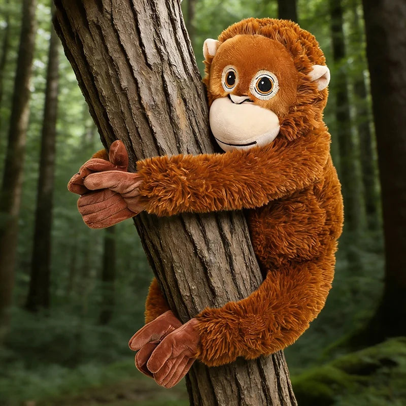 30-90CM Cartoon Gorilla Plush Toy Chimpanzees Punch Monkey Soft Stuffed Doll Decor Girls Birthday Gift Orangutan Plushies Dolls