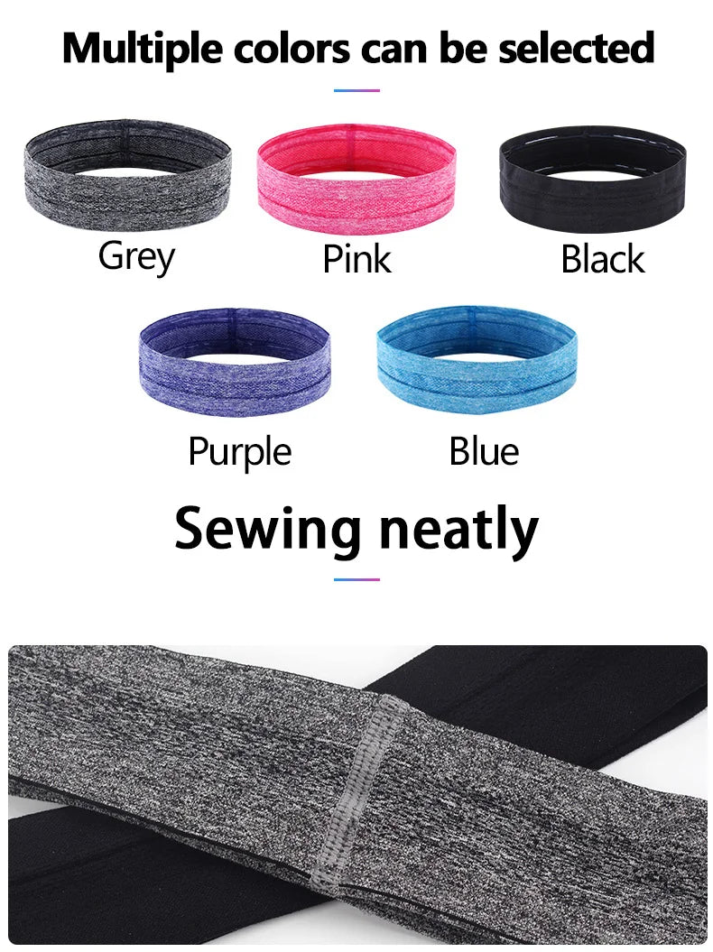 1pcs Sweatband Moisture-Wicking Breathable Men Women Sports Elastic Headband for Fitness gym Running  basketball