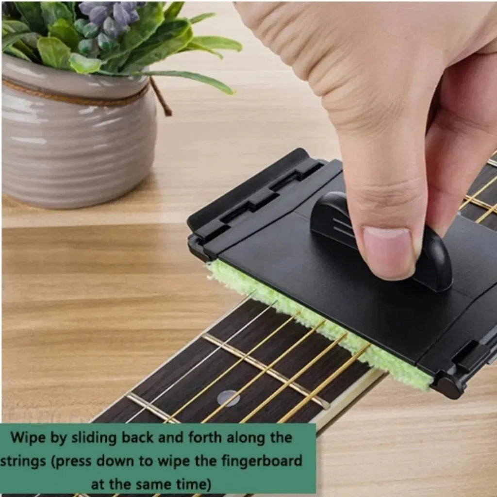 Miwayer Guitar String Cleaner Clean Fretboard Cloth Tool for Maintenance and Care of Violin, Bass, Ukulele, Electric Guitars
