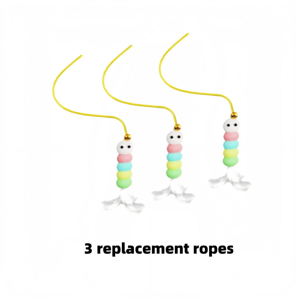 New Type Of Electric Cat Toy with 2 Ropes Smart Hanging Door Auto Swing Feather Toy A Self-entertainment And Cat-teasing Wonder