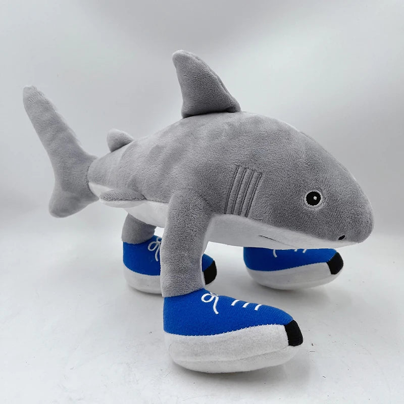 Italian Brainrot Tung Tung Tung Sahur Plush Toys 22-47cm Tungtung Sahur Tralalero Tralala Shark Plush Soft Stuffed Toy Doll Gift