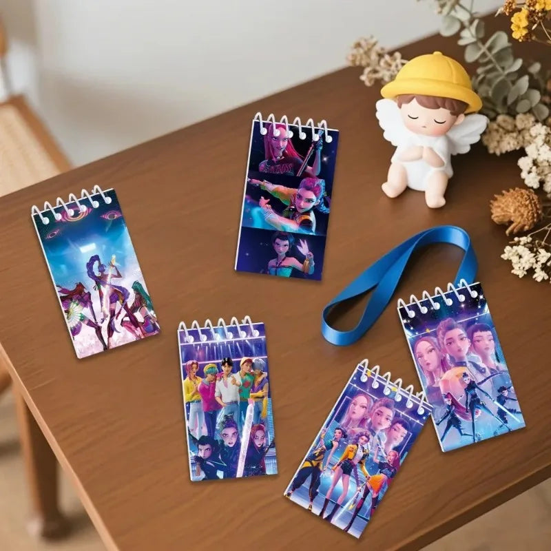 10pcs Popular KPOP Witch Hunt Theme Notebook Cartoon Children's Companion Gift Book Holiday Decoration