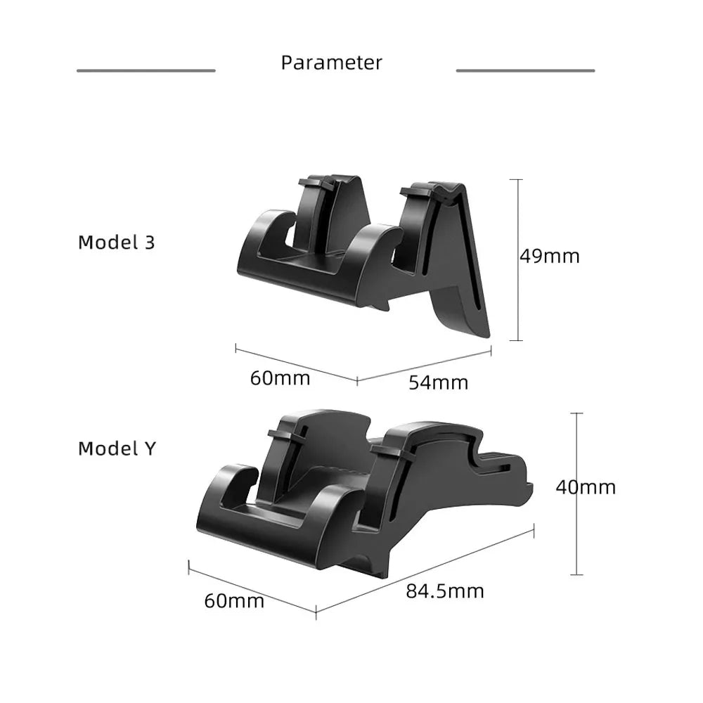 For Tesla Model 3 Y Highland 2017-2025 Liquid Silicone Rubber Car Phone Holder No trace Clip-on For Dashboard Air Vent