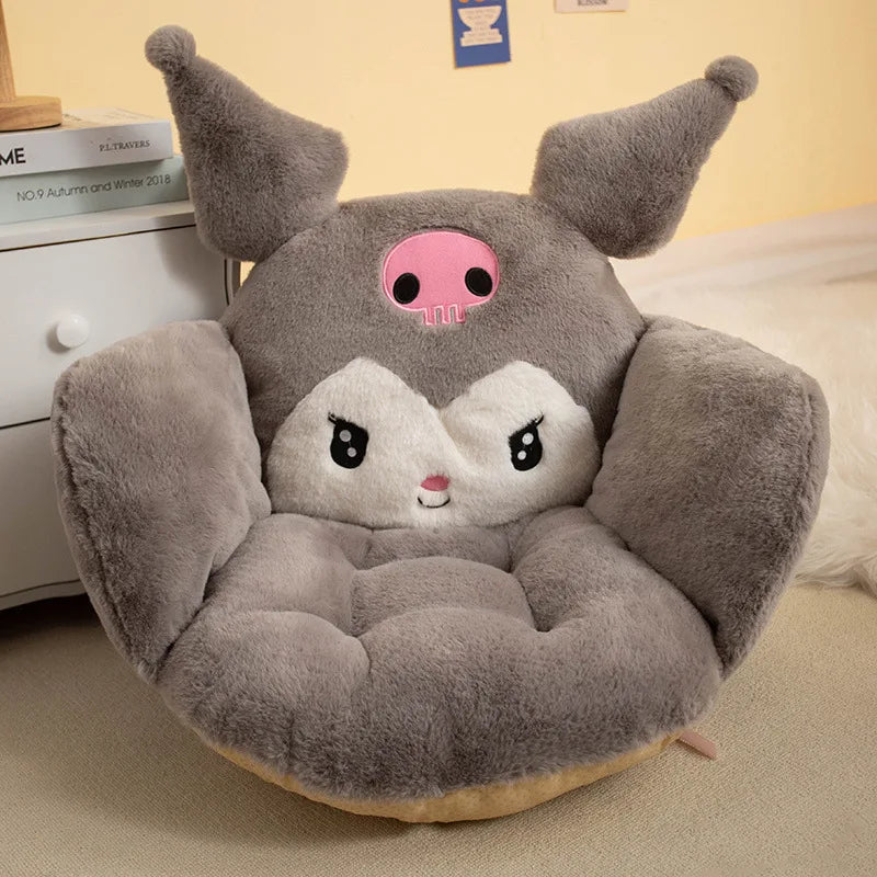 Cartoon Doll Cushion Office Chair Cushion Cute Creative Plush Winter Warm Comfortable Bedding Pillow Gift For Girls Dormitory