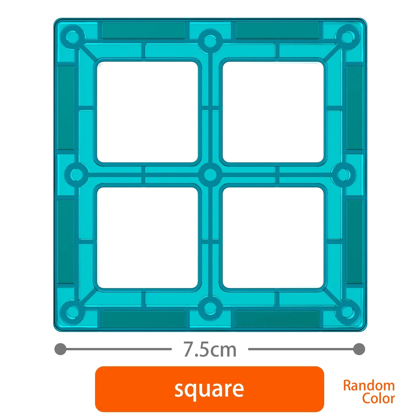 VINEDI Magnetic Building Blocks Construction Set Game Magnet Tiles Children Montessori Educational Toys For Kid Boy Girl Gift