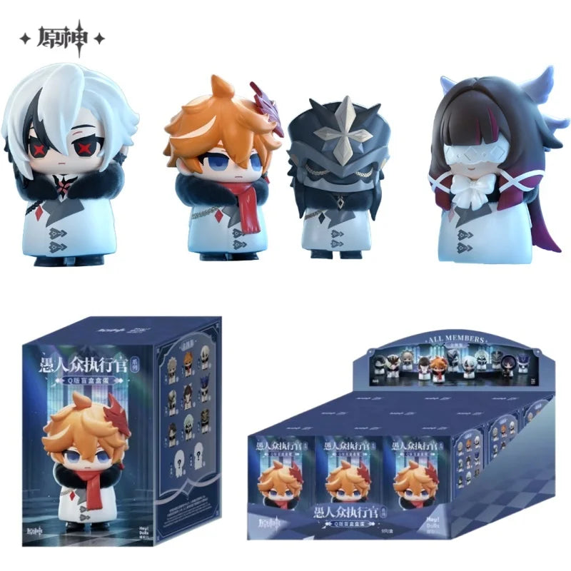 In Stock Suplay Genshin Fatui Harbinger Blind Box Blind Egg Capsules Figurine Decoration Mystery Toys Surprise Gifts Original