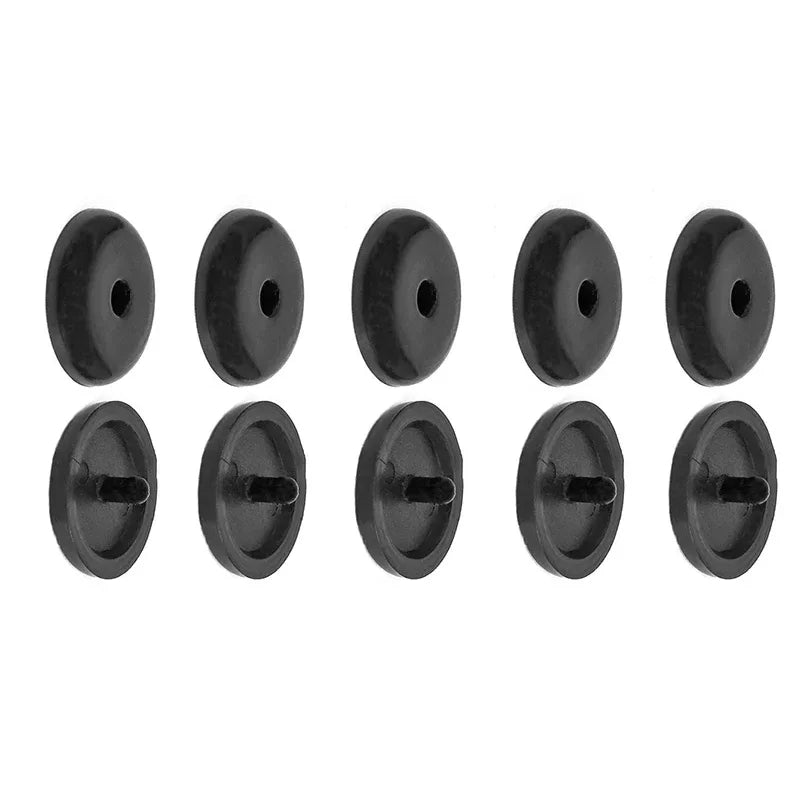 5/10pcs Car Safety Seat Belt Stopper Buckle Auto Seat Belt Spacing Limit Stop Plastic Anti-slip Seat Belt Stop Button