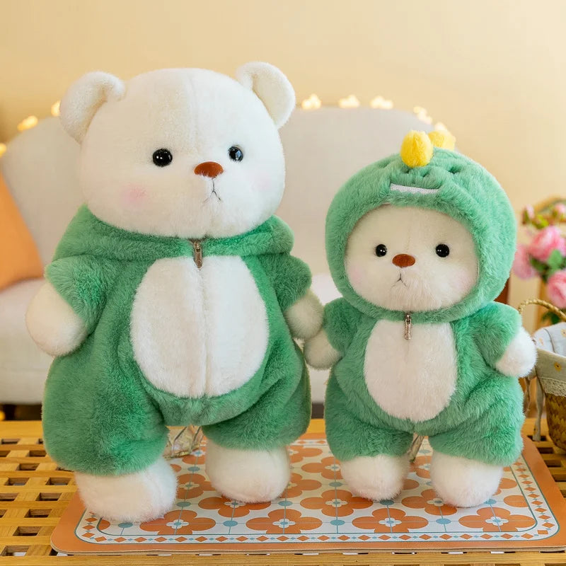 25/35cm Anime Cosplay Joint Bear Plush Toy Cute Stuffed Animals Bunny Duck Shark Pig Plushies Doll Kawaii Soft Toys For Girls