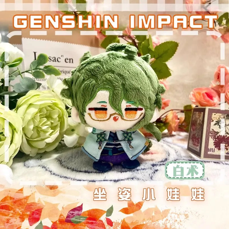 Genshin Impact Plush Doll Sandrone Columbina Yae Miko Arlecchino Sigewine Yae Miko Game Cosplay Stuffed Kids toy Illuga gift