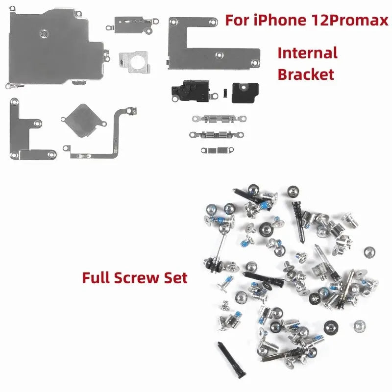 Internal Bracket &Full Screw Set Replacement Parts For iPhone 7 7Plus 8G 8Plus X XS XR XSMAX 11 11Pro 11Promax 12 12Pro 12Promax