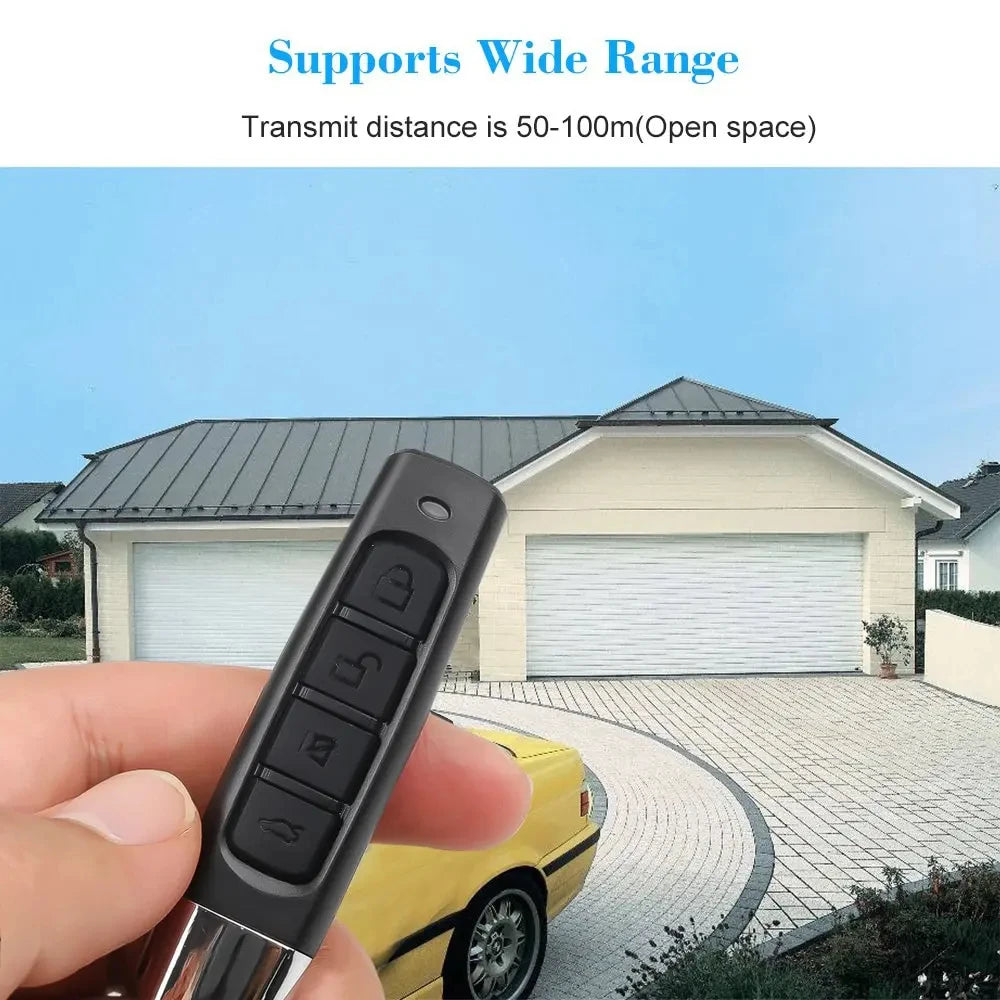 1~10PCS 433MHz Auto Copy Remote Control Electric Garage Door Opener Remote Controller Duplicator Clone Cloning Code Transmitter