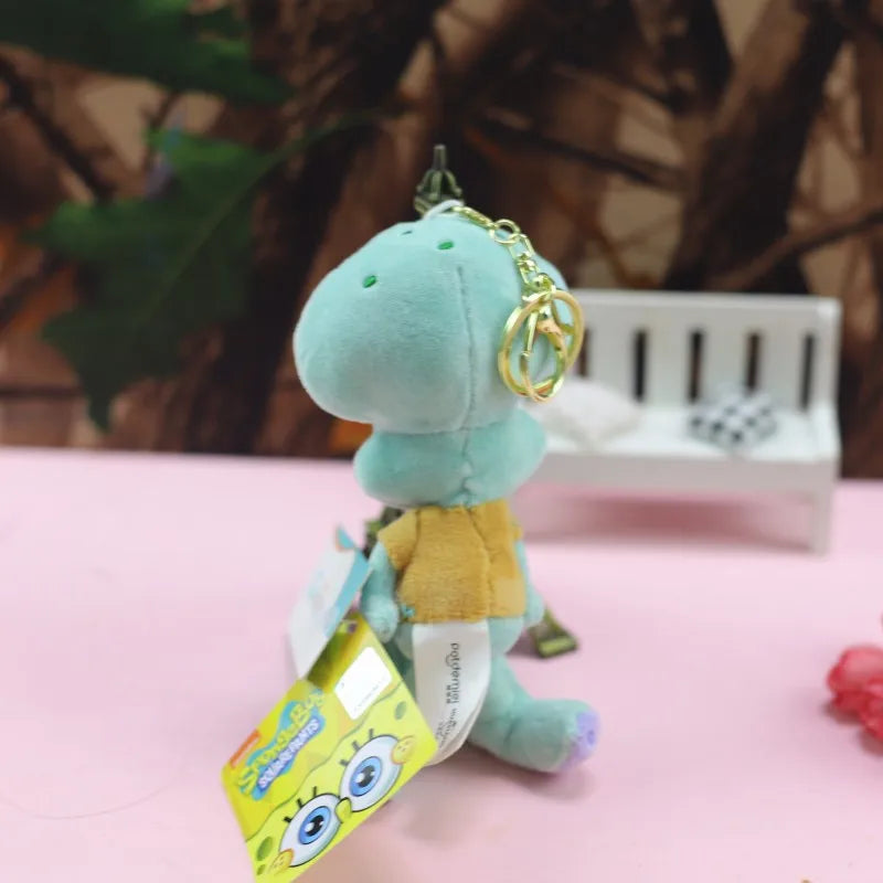 Anime Spongebob Squarepants Patrick Star Squidward Eugene H. Krabs Gary Stuffed Plush Toy Pendant Keychain Birthday Gift For Kid