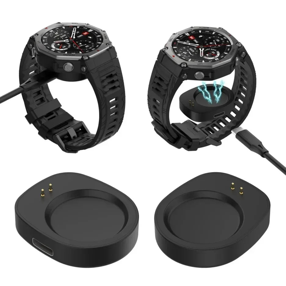 2025 New Wireless Charger Converter for Amazfit Balance Charging Adapter/ T-Rex 3 Smart Watch Charging Dock Replacement Portable