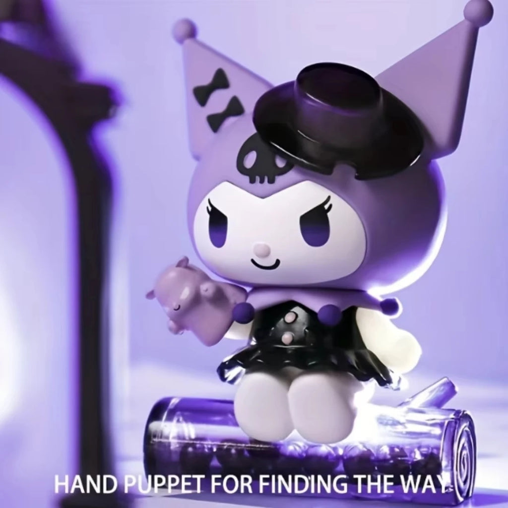 Sanrio Blind Box Cartoon Kuromi Doll Lucky Divination Anime Series Action Figure Model Doll Child Toy Desktop Decor Birthday Gif