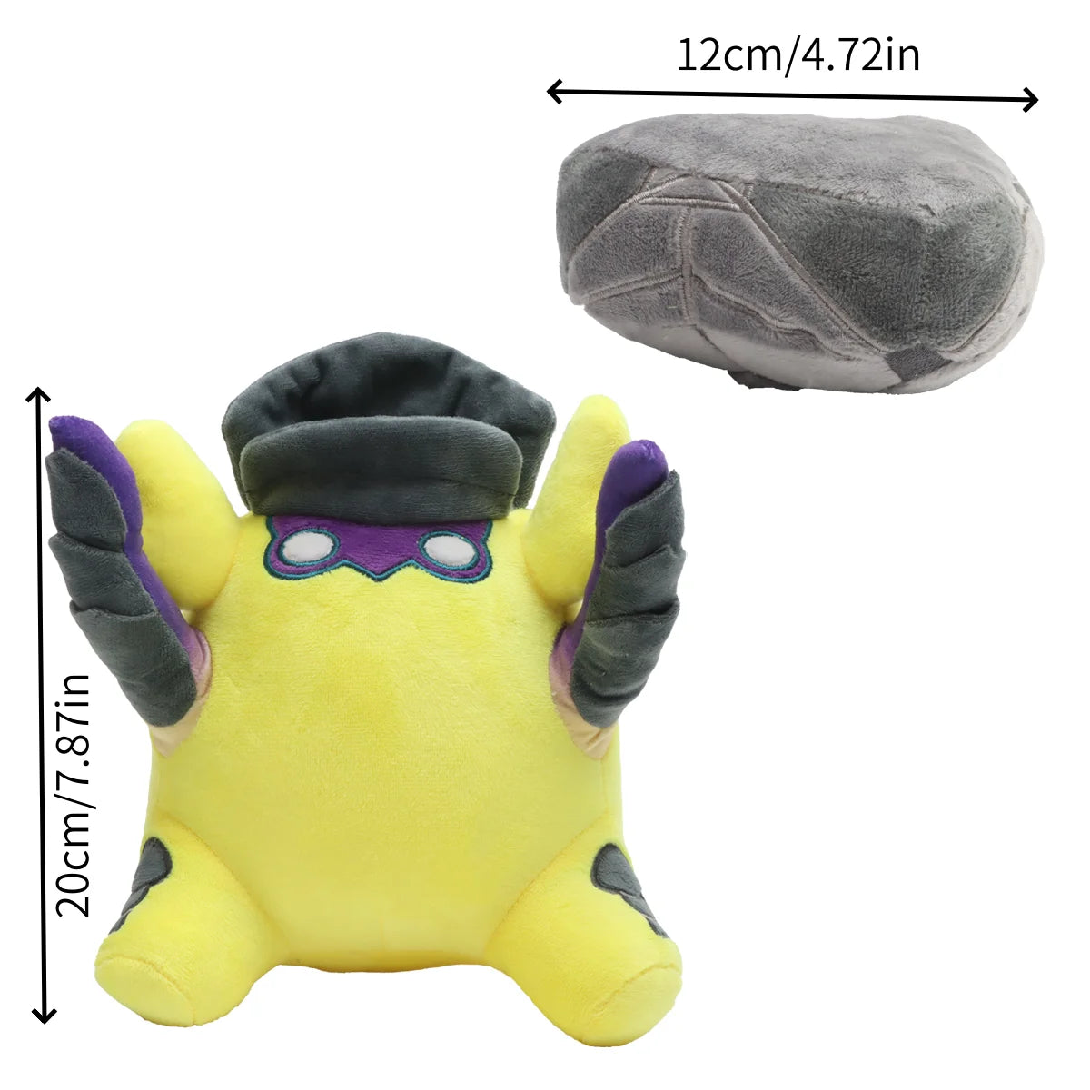 20cm Valorant Wingman Spike Plush VALORANT Game Peripheral Dolls Wingman Spike Holding Stone Kids Birthday Xmas Gifts Home Decor