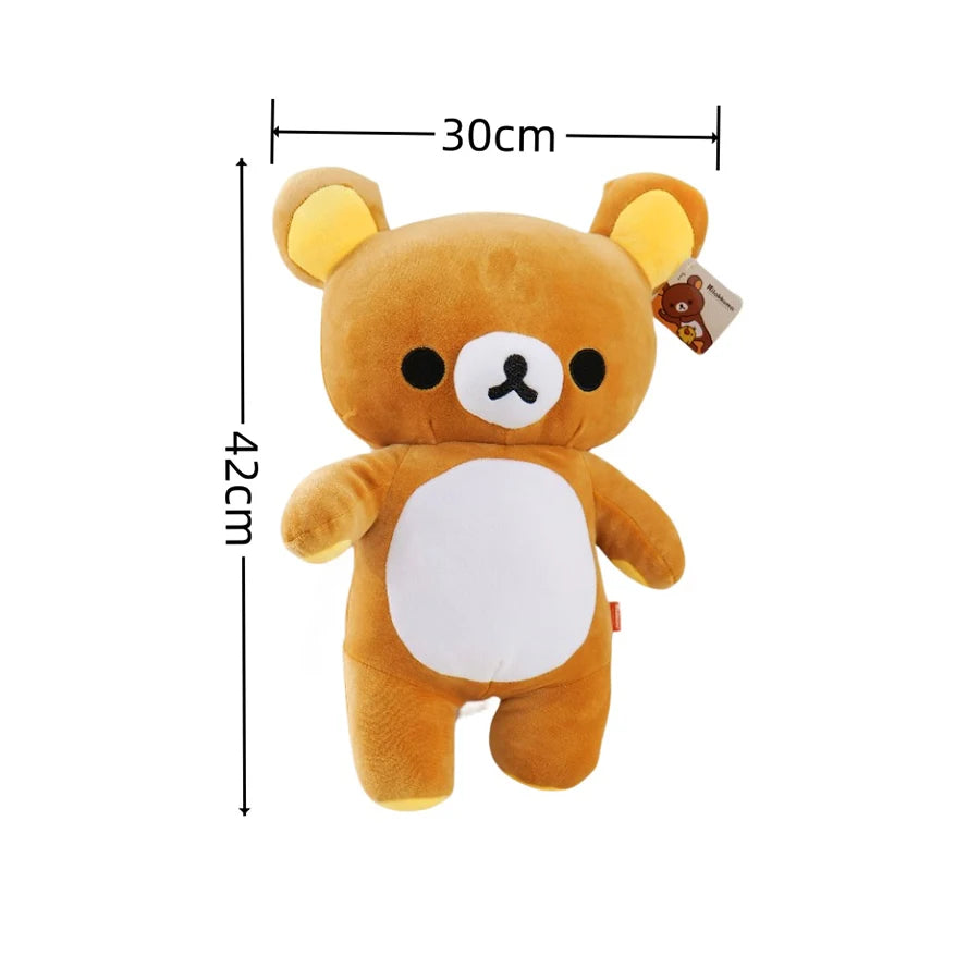 Anime Rilakkuma Cartoon Plush Doll Soft Bear Toys Kawaii Room Decor Teddy Bear Plushies Cute Couple Bear Xmas Gifts For Girls