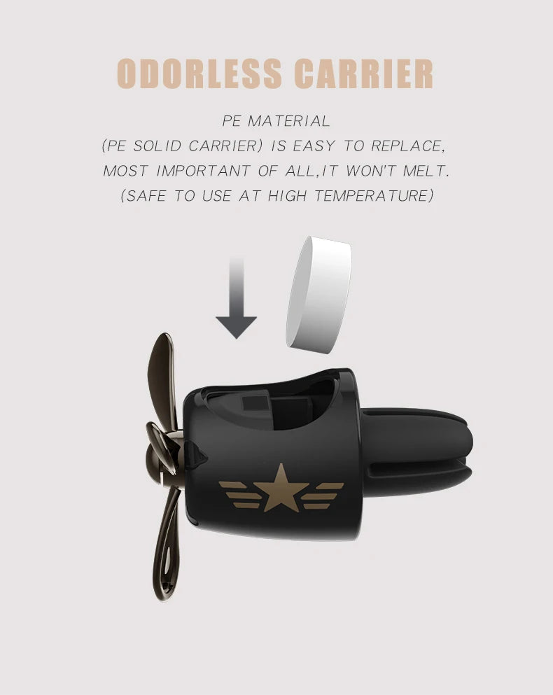 DIY aroma odorless car accessories interor decorations inside ornament plane pilot bear car air fresheners vent clip men cartoon