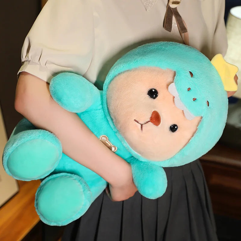 25/35cm Anime Cosplay Joint Bear Plush Toy Cute Stuffed Animals Bunny Duck Shark Pig Plushies Doll Kawaii Soft Toys For Girls