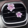 2pcs Car Perfume Clip Flower Air Outlet  Decorations Car Air Conditioner Air Vent Personalized Interior Decoration Accessories